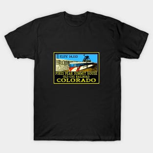 Pikes Peak Colorado Summit House Cog Railroad T-Shirt